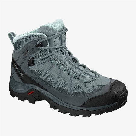 Salomon AUTHENTIC LTR GTX W Womens Hiking Boots Turquoise UK QUFR